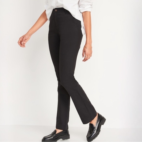 NWT Old Navy High Waisted Wow Bootcut Pants in Black - Picture 3 of 11
